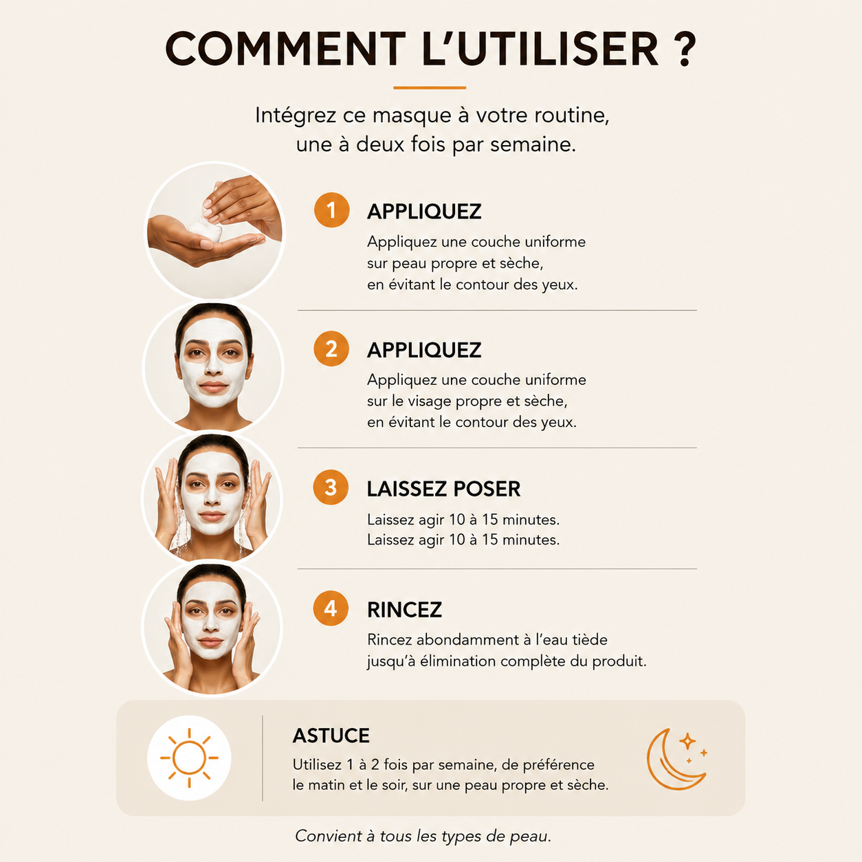 Masque Terre-Mer Retinovaskin à l’argile et aux minéraux marins, soin purifiant pour le visage aidant à éliminer les impuretés.